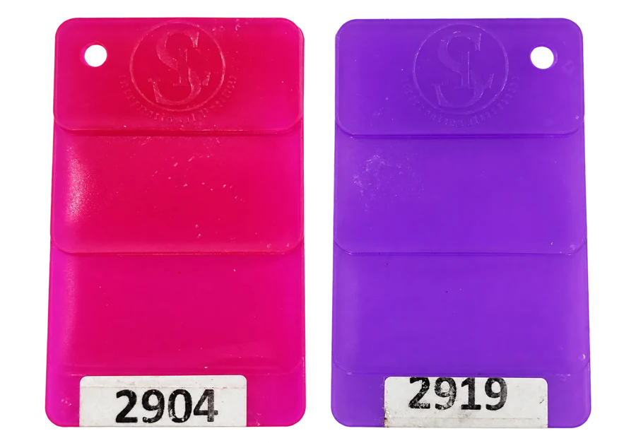 Fluorescent masterbatch shade 2904 and 2919