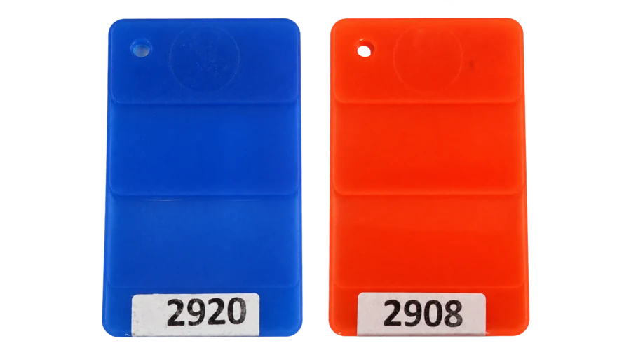 Fluorescent masterbatch shade 2920 and 2908
