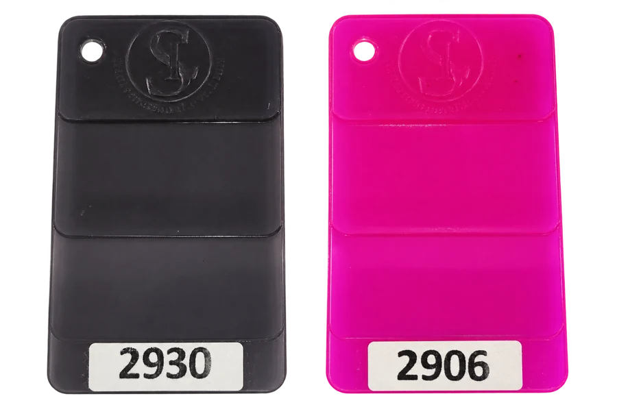 Fluorescent masterbatch shade 2930 and 2906