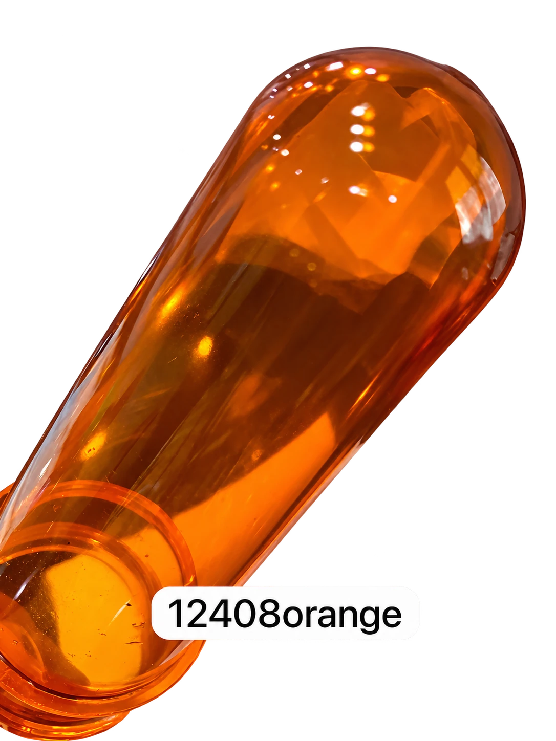 PET masterbatch orange sample 12408