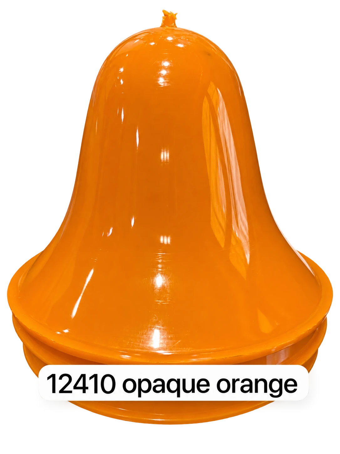 PET masterbatch opaque orange sample 12410
