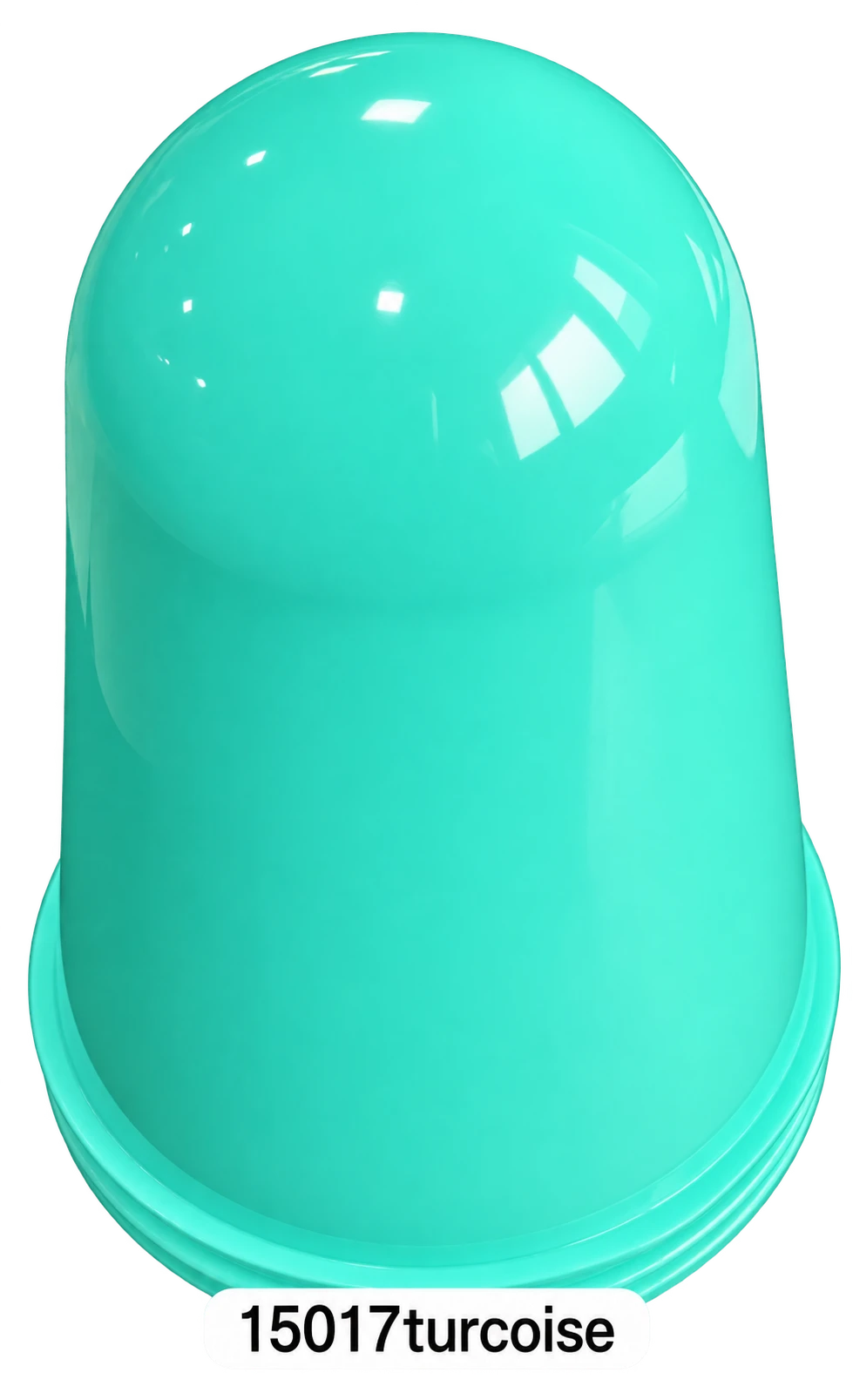 PET masterbatch turquoise sample 15017
