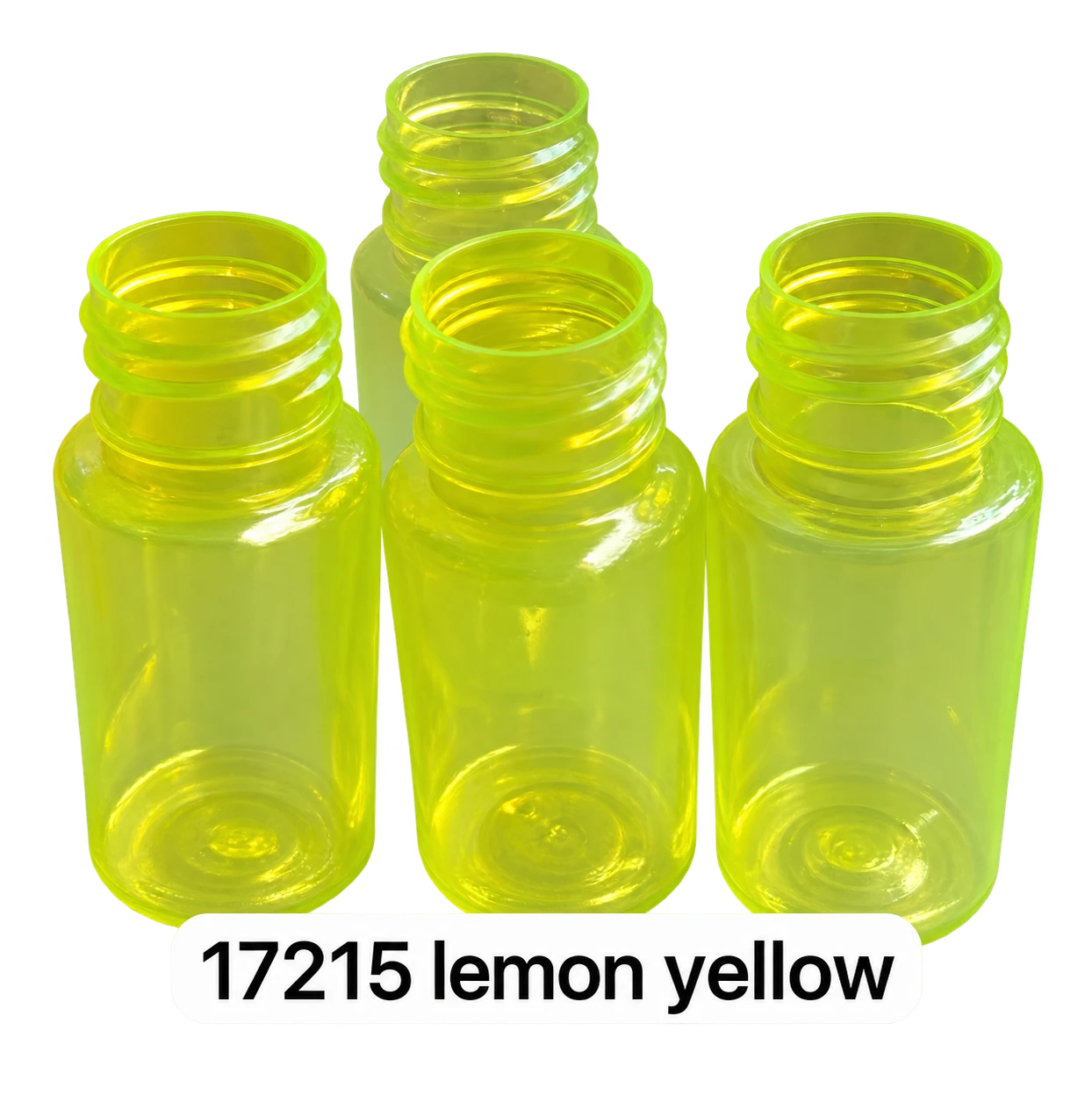 PET masterbatch lemon yellow sample 17215