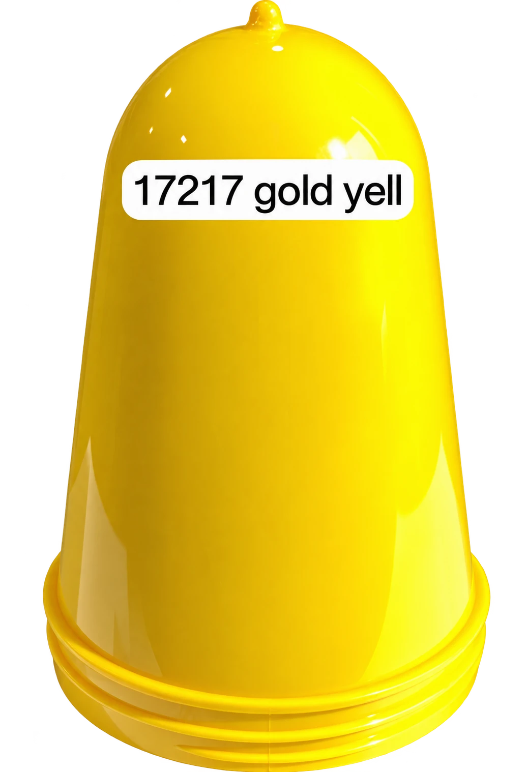 PET masterbatch gold yellow sample 17217