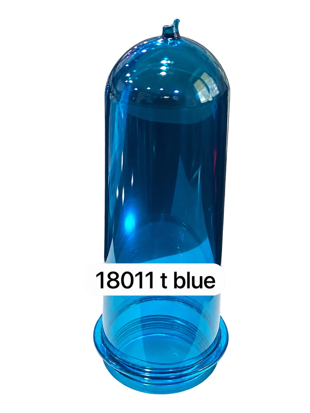 PET masterbatch transparent blue sample 18011