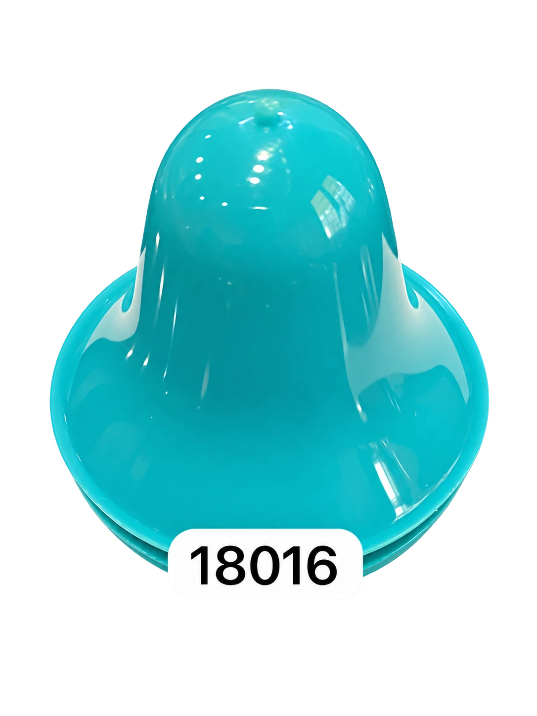 Cleaned PET masterbatch sample 18016 — turquoise