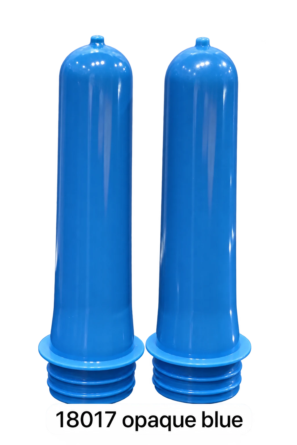PET masterbatch opaque blue sample 18017