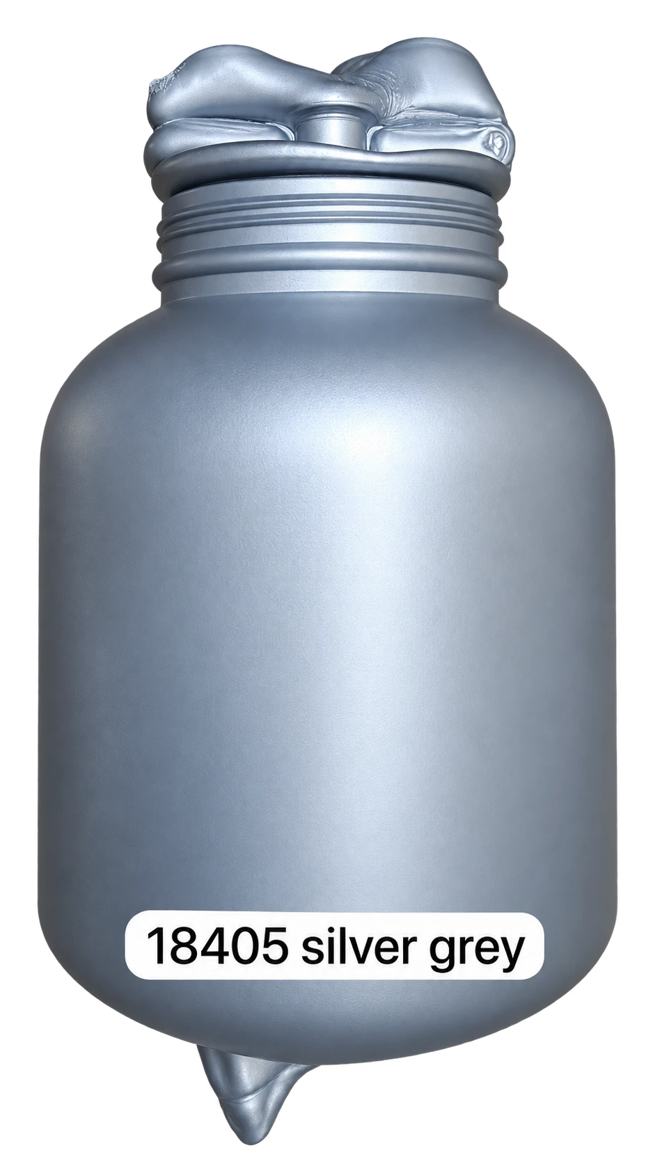 PET masterbatch silver grey sample 18405
