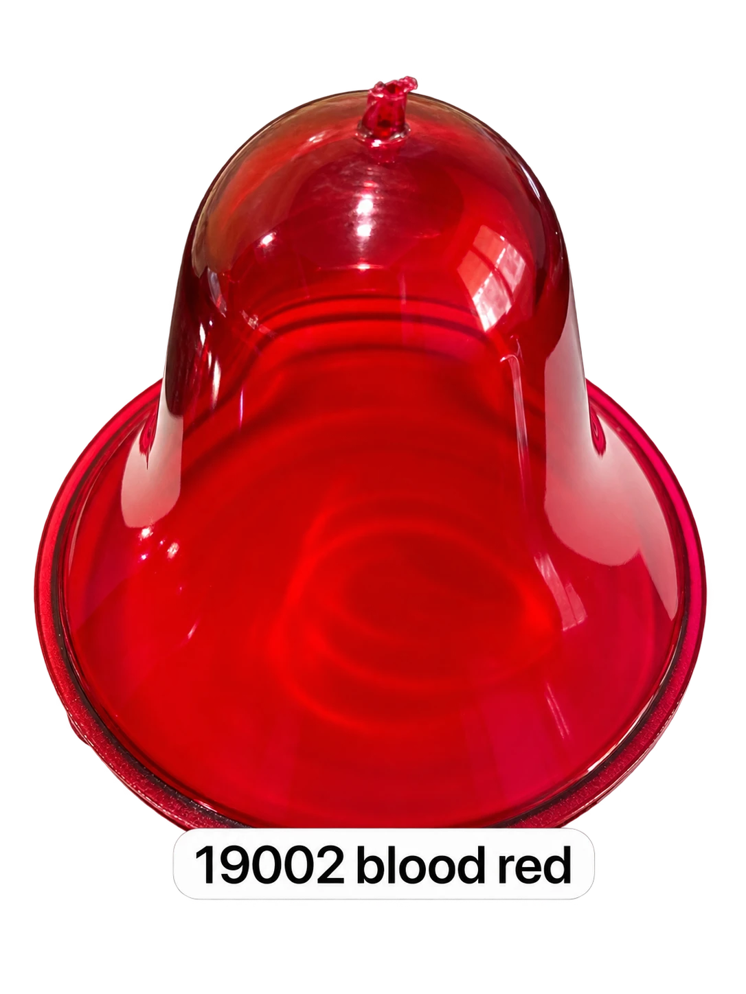 PET masterbatch blood red sample 19002