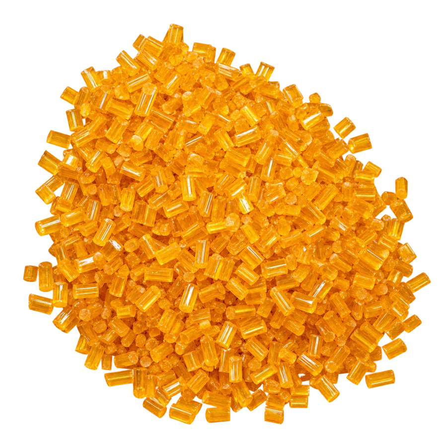 GPPS Amber recycled granules