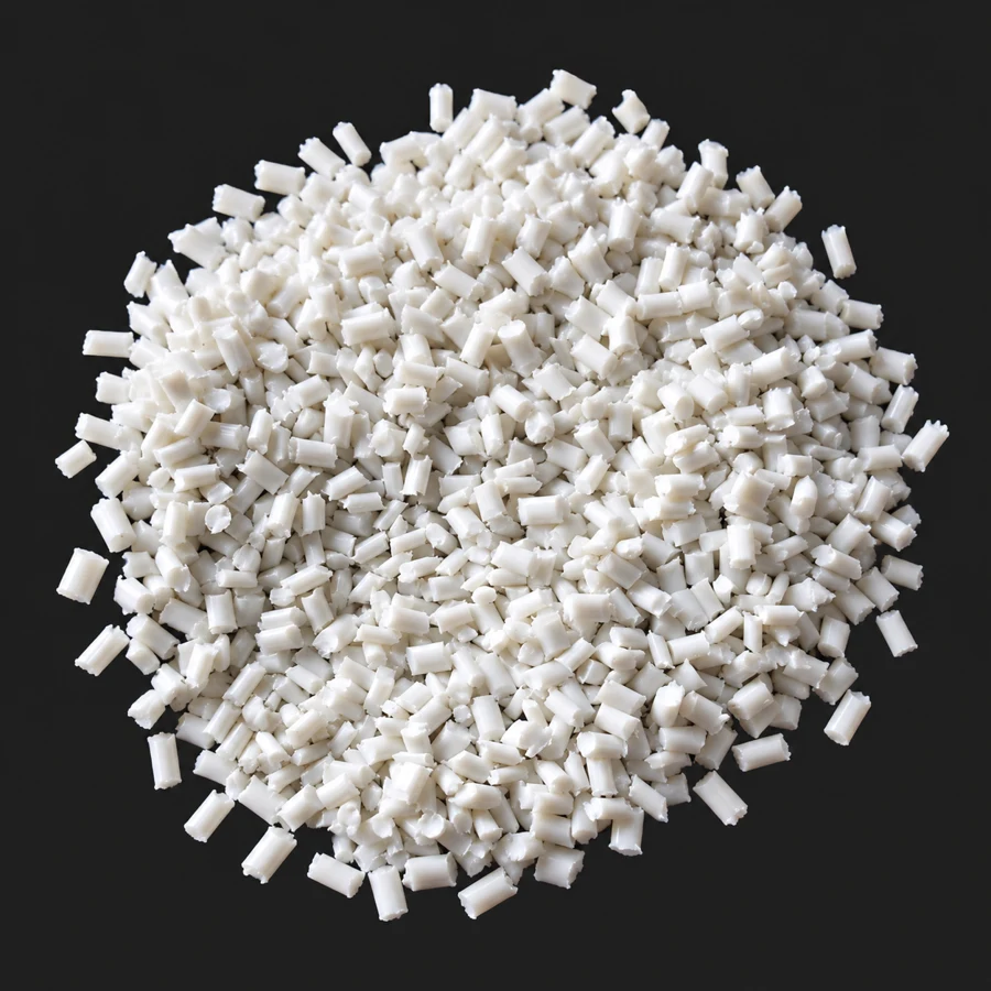 HIPS Milky Fresh recycled milky white granules