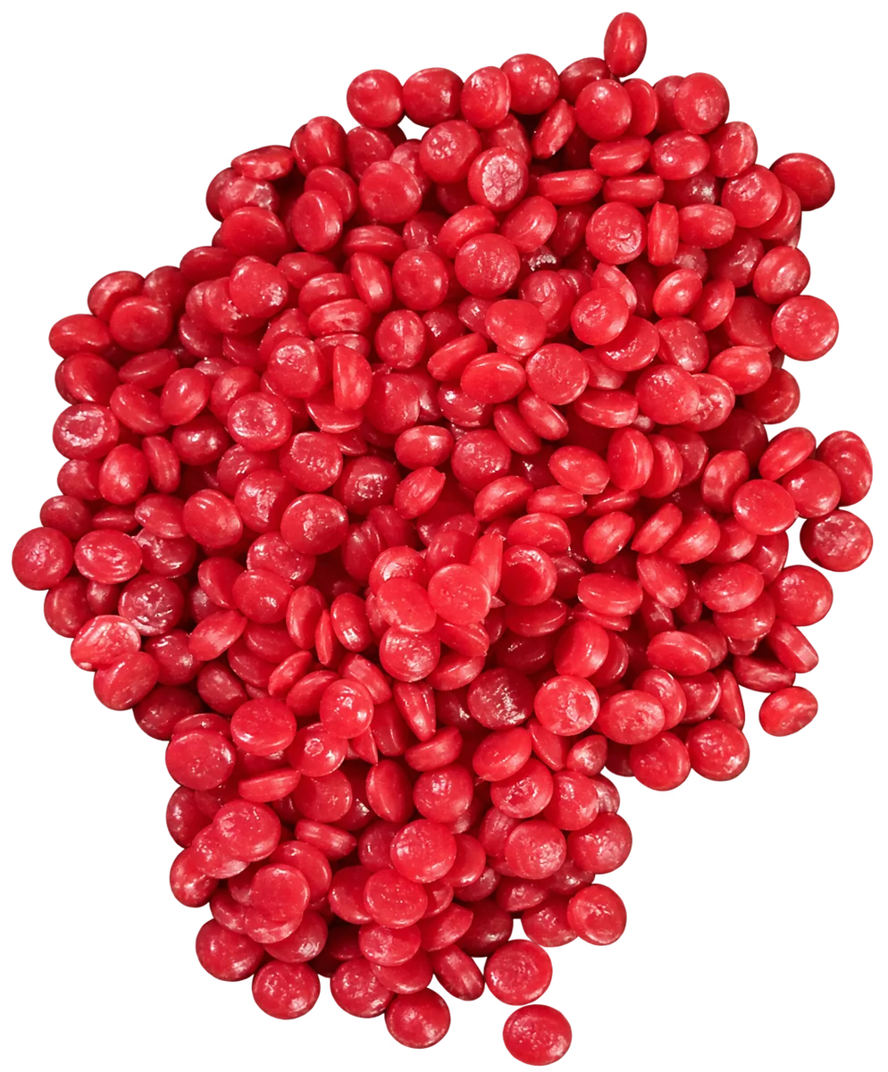 PP Red recycled polypropylene granules