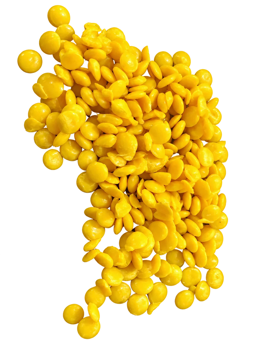 PP Yellow recycled polypropylene granules